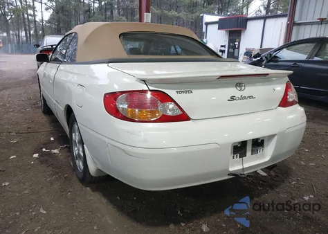 2002 Toyota Camry Solara Sle V6 z USA, uszkodzony, nr VIN 2T1FF28P92C598748